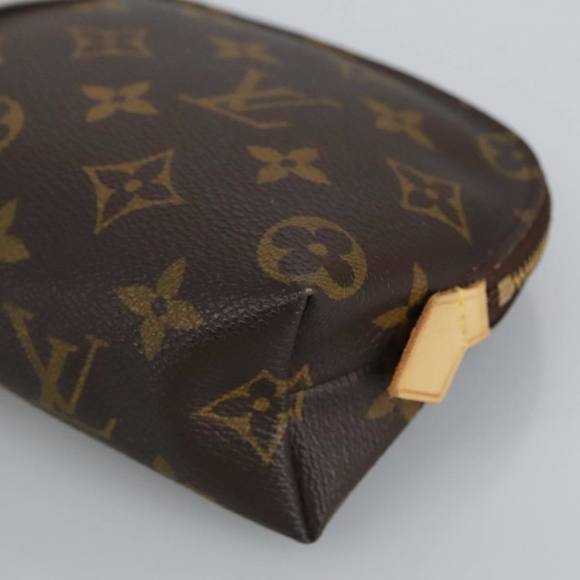 LOUIS VUITTON Monogram Pochette Cosmetic PM Cosmetic Pouch M47515 LV Auth 97655 - Picture 7 of 16